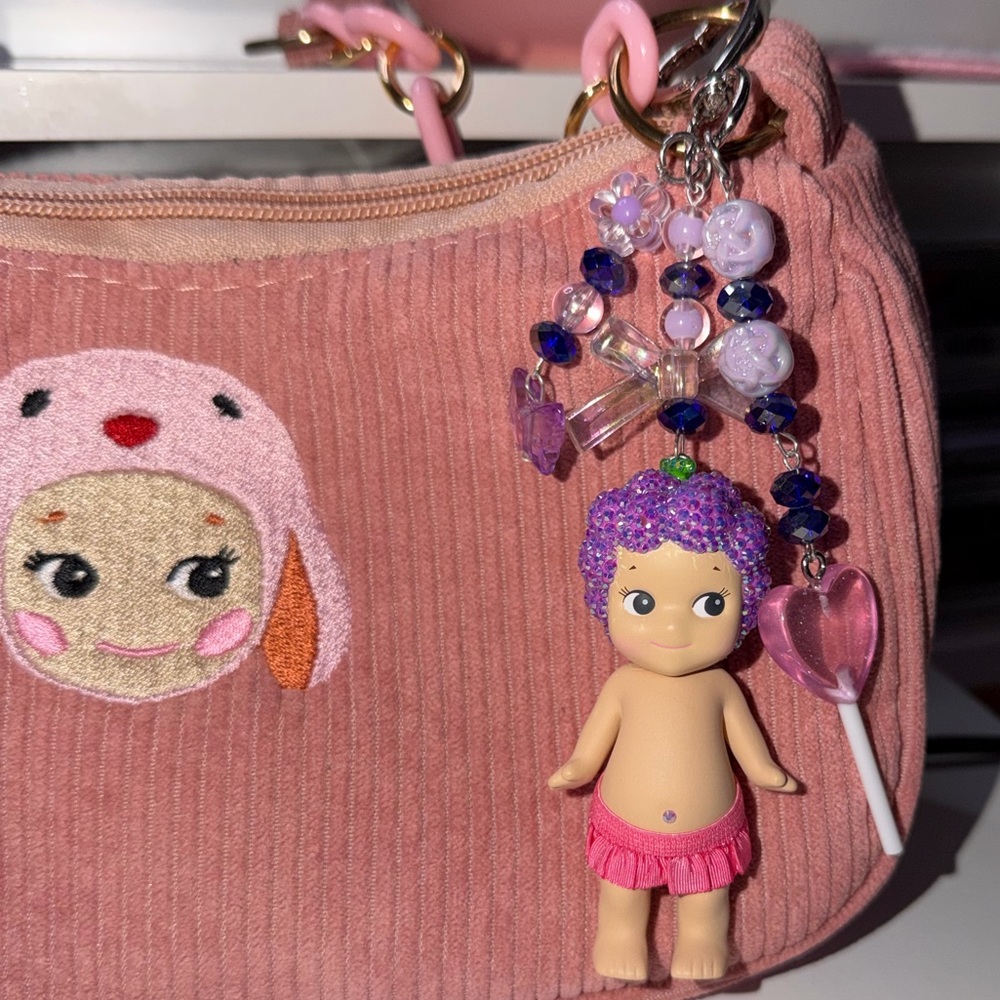 Sonny Angel Grape Bedazzled Keychain - Picture 7 of 8